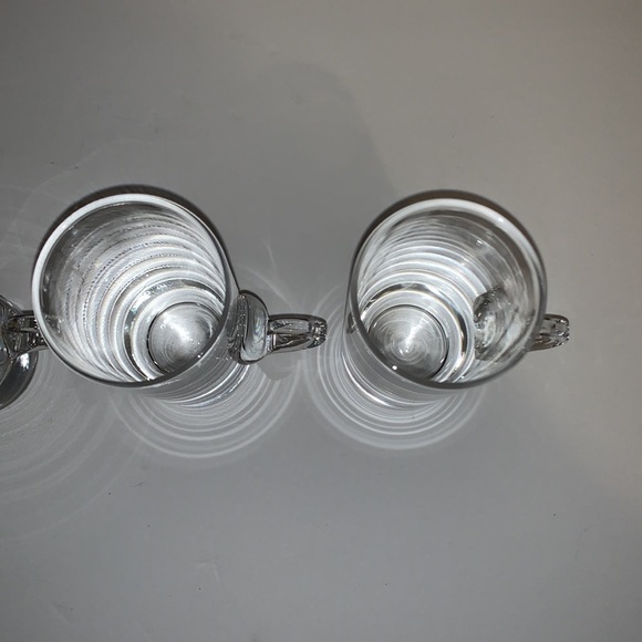 Vintage 1970s crystal Lenox Irish Coffee espresso cups - Picture 5 of 10